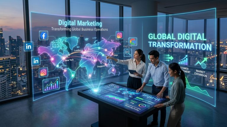 Digital marketing transforming modern business operations globally