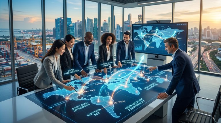 Global business strategies driving economic growth worldwide